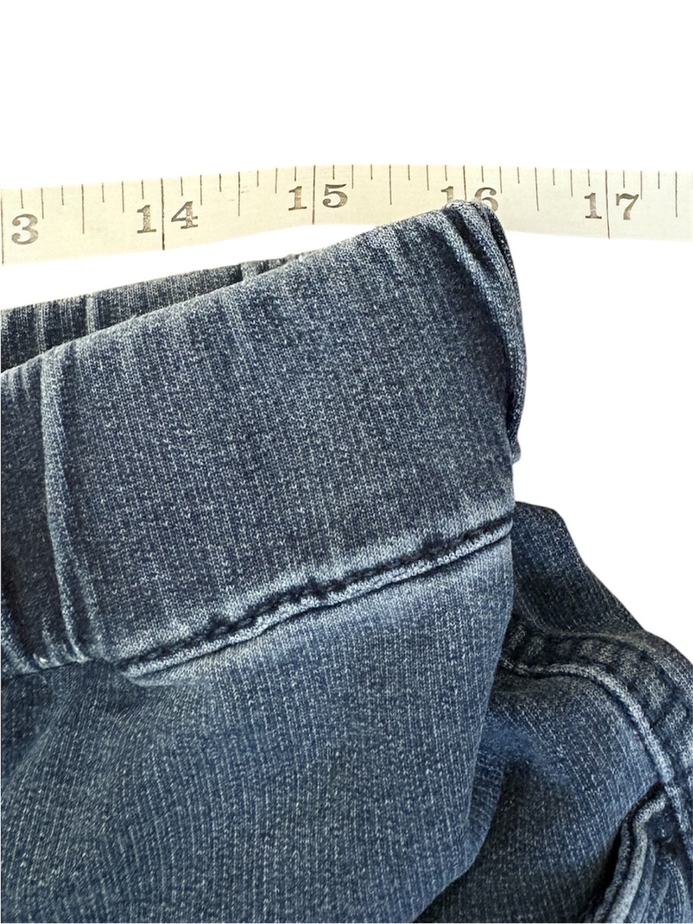 Quacker Factory Jeans Cropped Dream Jeannes American Flags Rhinestone Heart - Picture 11 of 12
